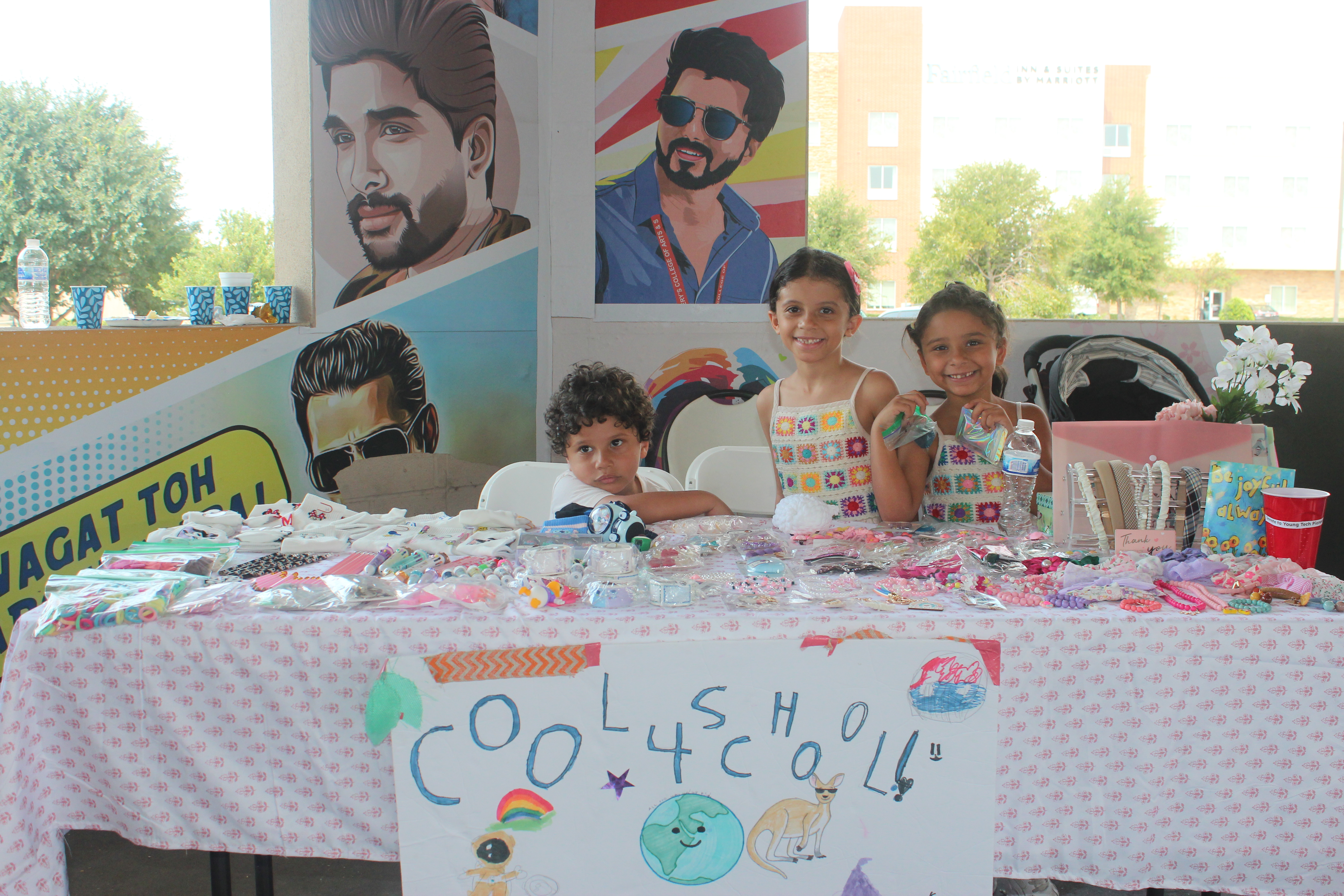 Young entrepreneurs at the Business Fair