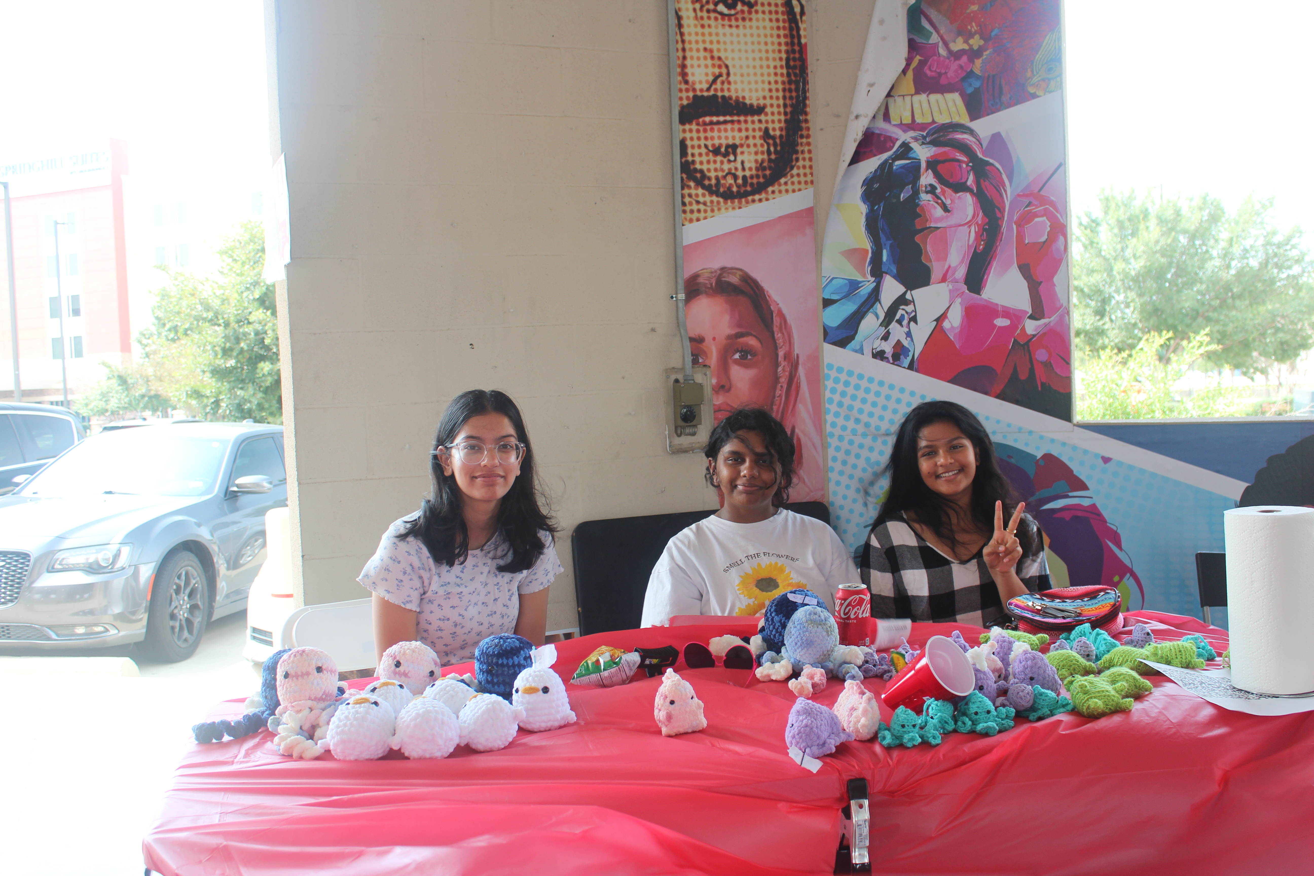 Plano Youth Entrepreneurial Market vendor setup