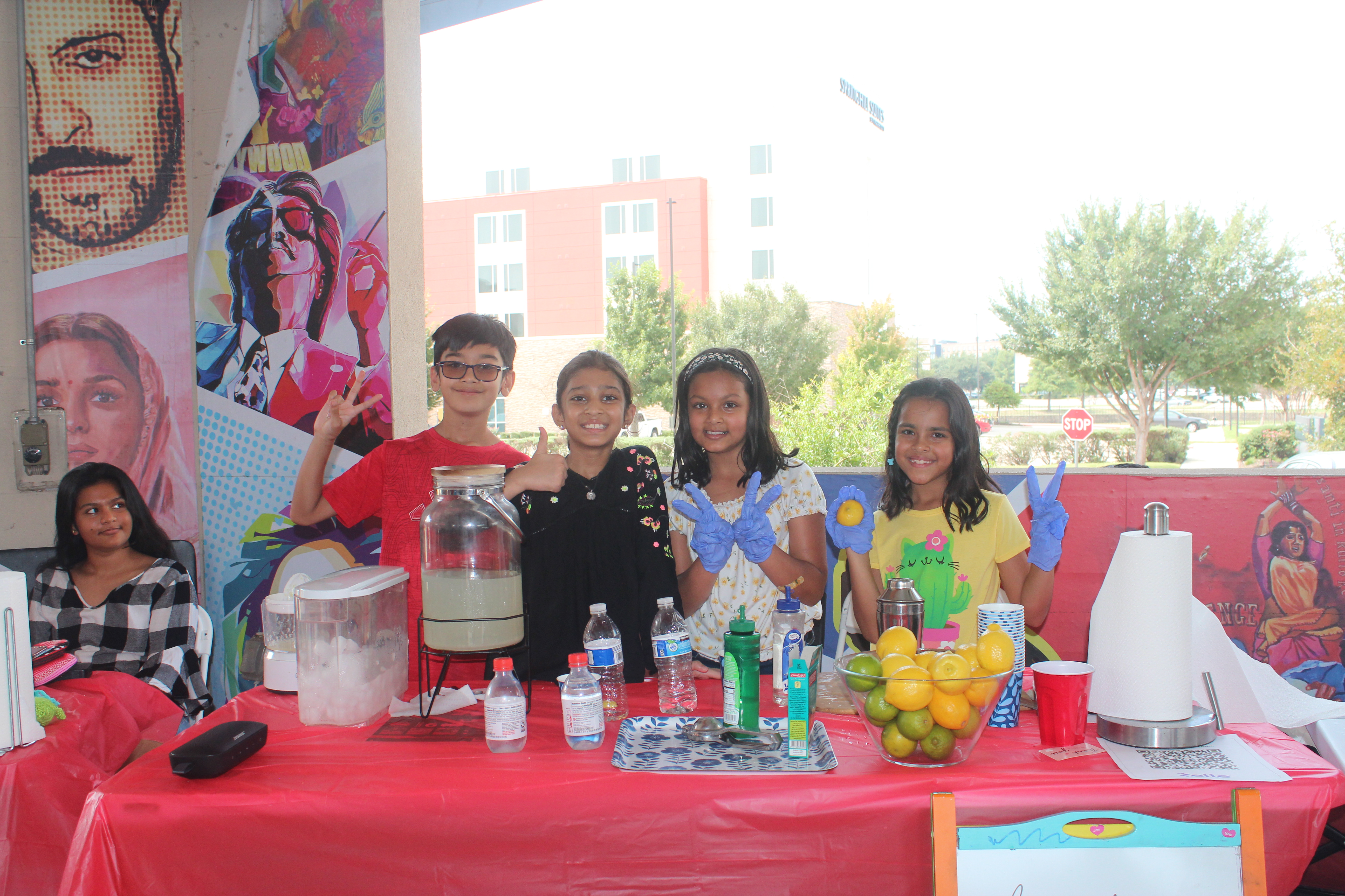Plano Youth Entrepreneurial Market table display