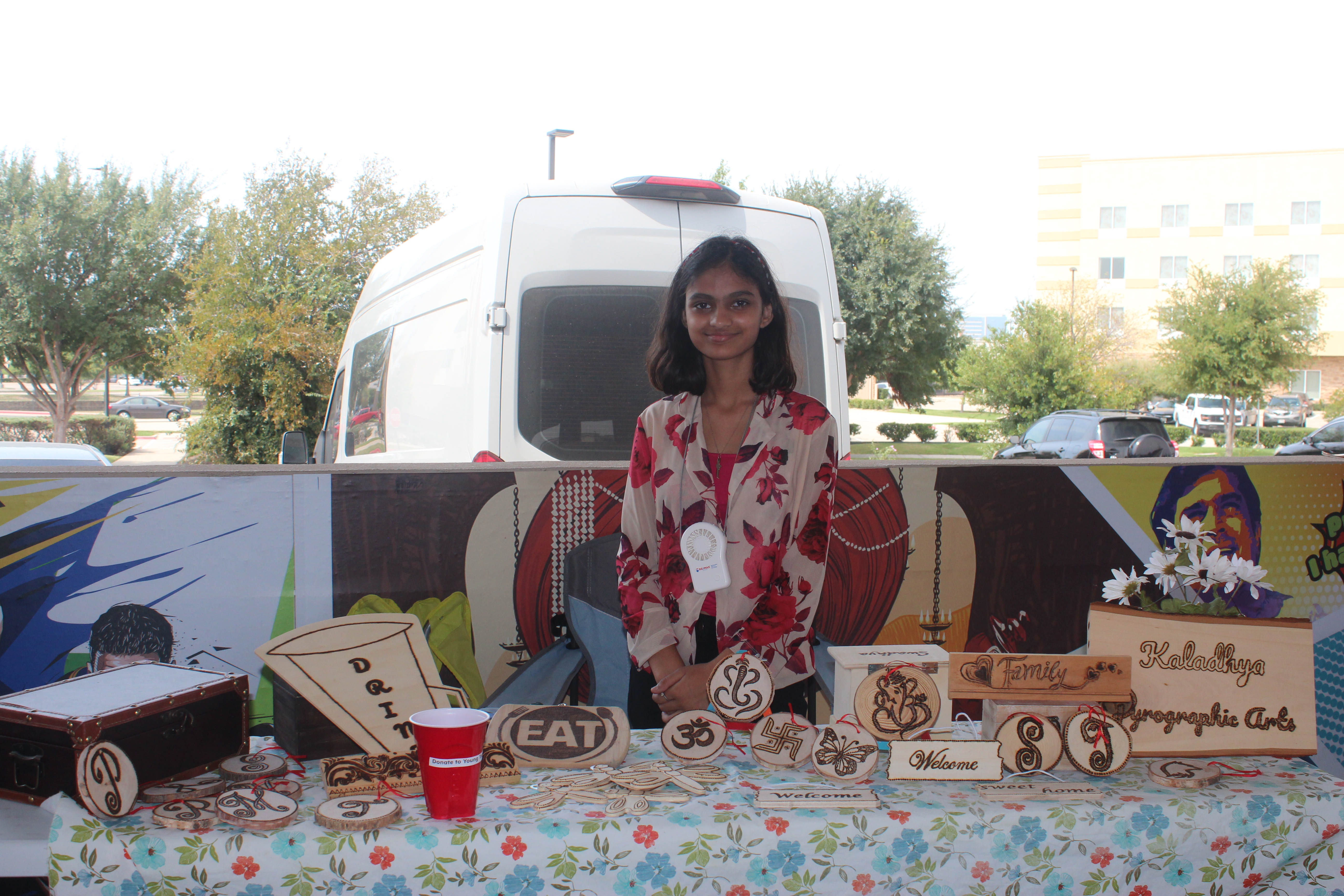 Plano Youth Entrepreneurial Market vendor moment