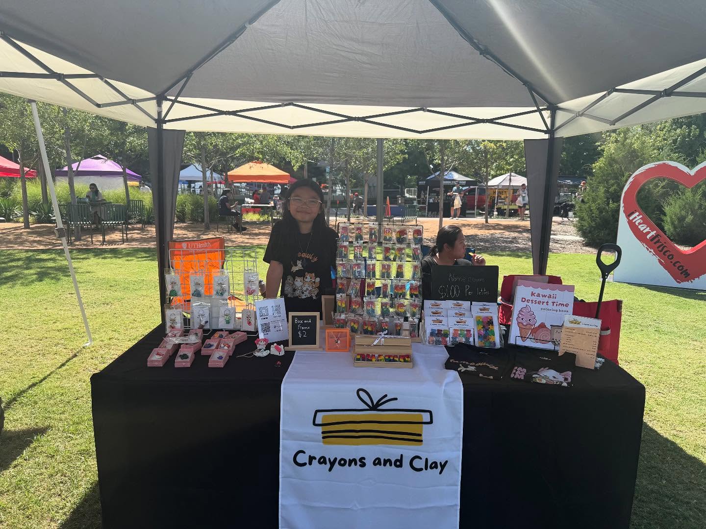Young business owners at Frisco Fair