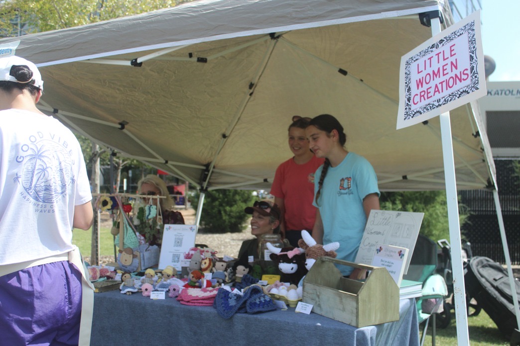 Frisco Youth Entrepreneurial Market vendor booth